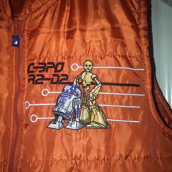 Vintage Star Wars vest full front zipper and side pockets - Picture 1 of 7